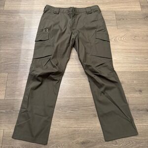 Under Armour Storm Tactical Patrol Cargo Pants Mens 38x32 Olive Green Ripstop